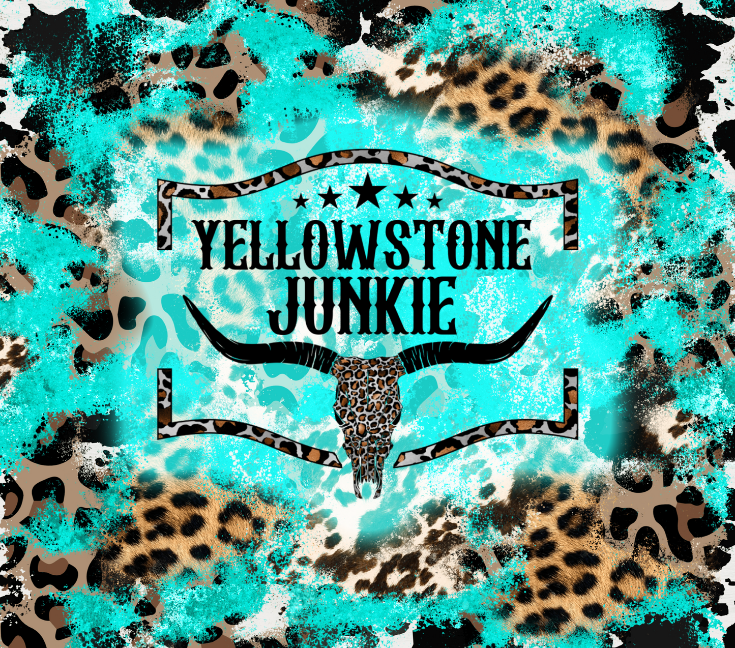 20oz Blue Yellowstone Junkie Tumbler