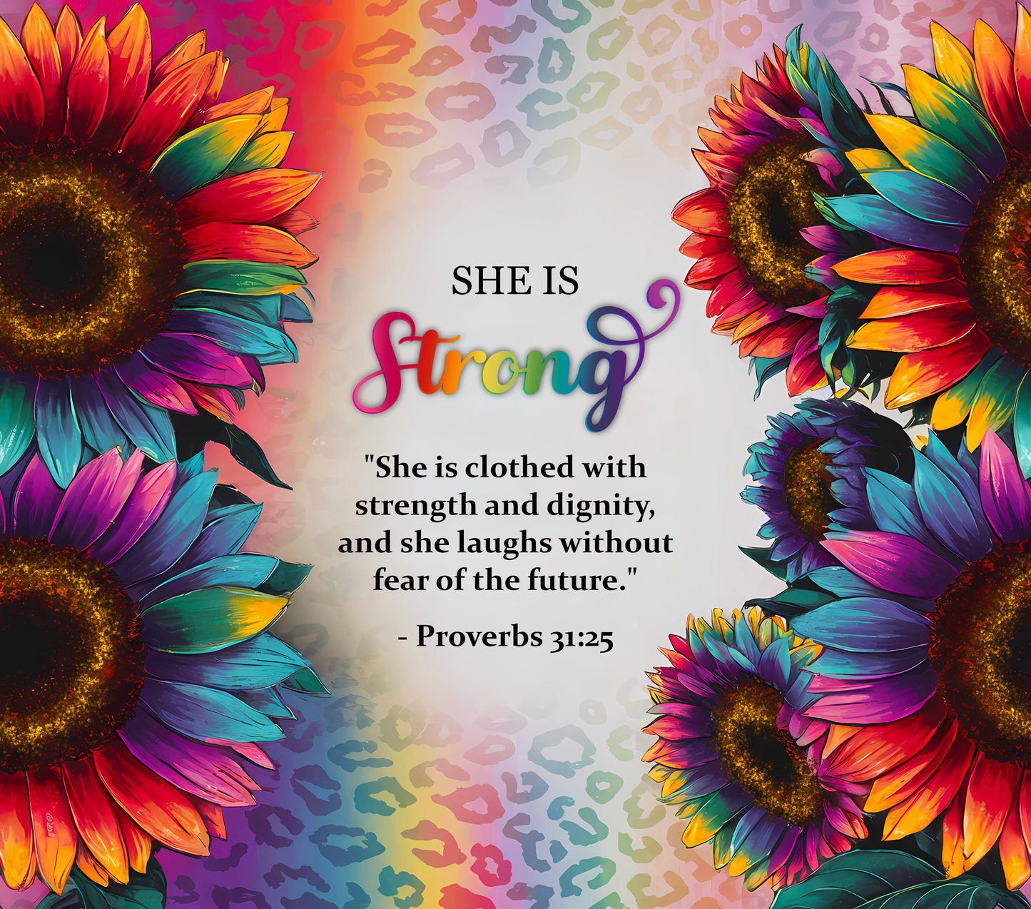 20oz She Is Strong Tumblers