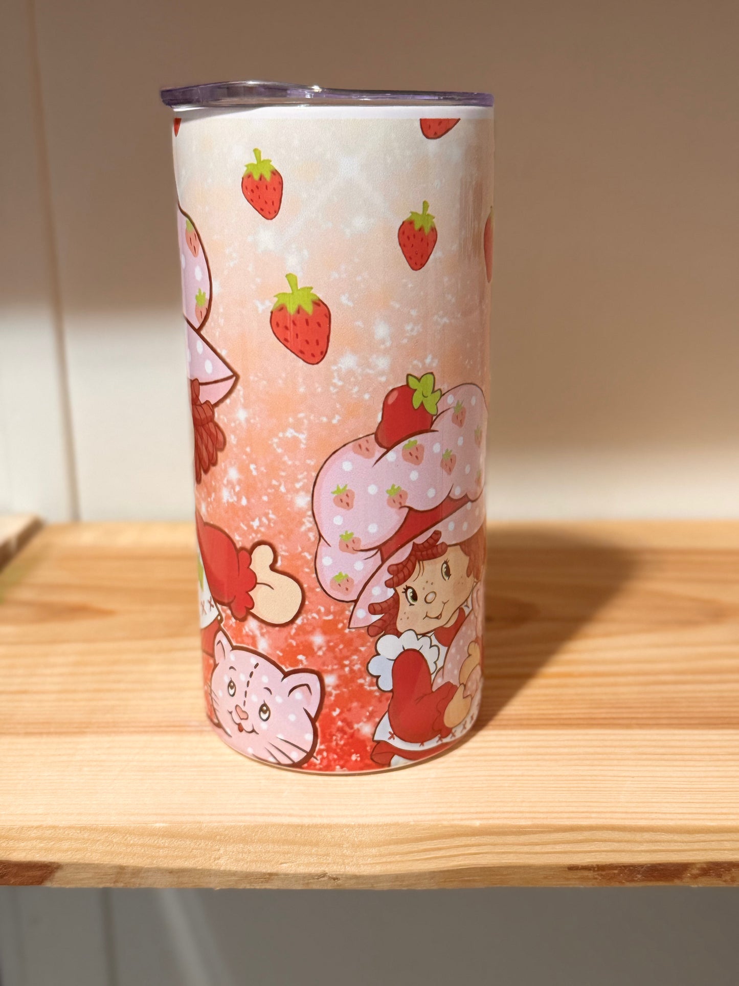 15oz kids Strawberry Shortcake tumbler