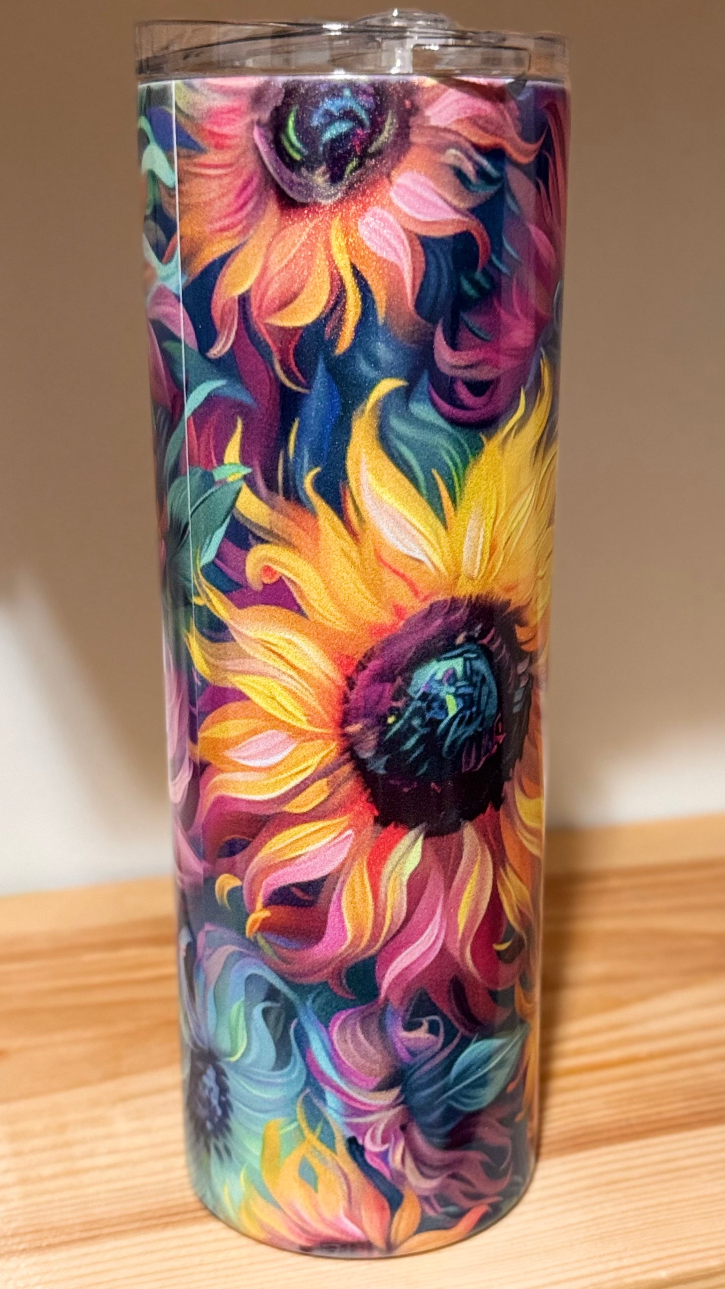 20oz Holographic Sunflowers