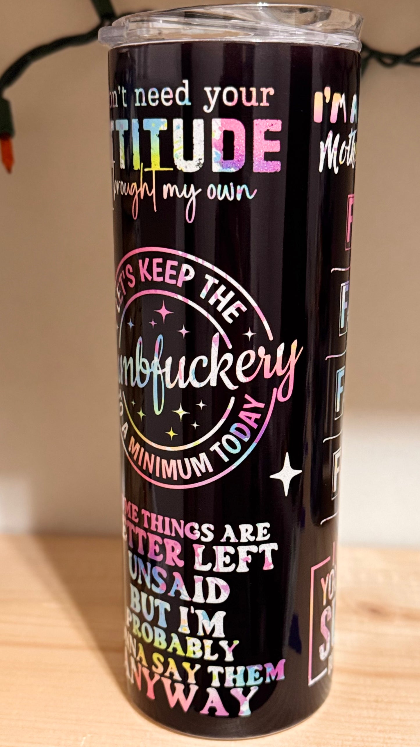 20oz sarcastic tumbler