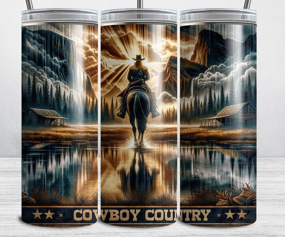 20oz Cowboy Country Tumbler