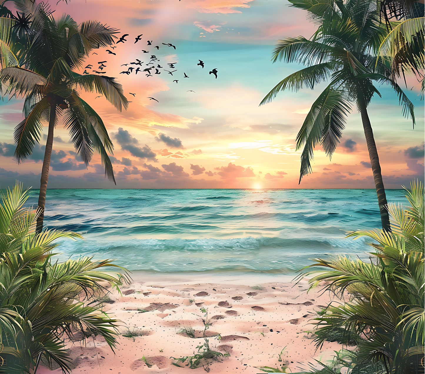 Beach 1 tumbler