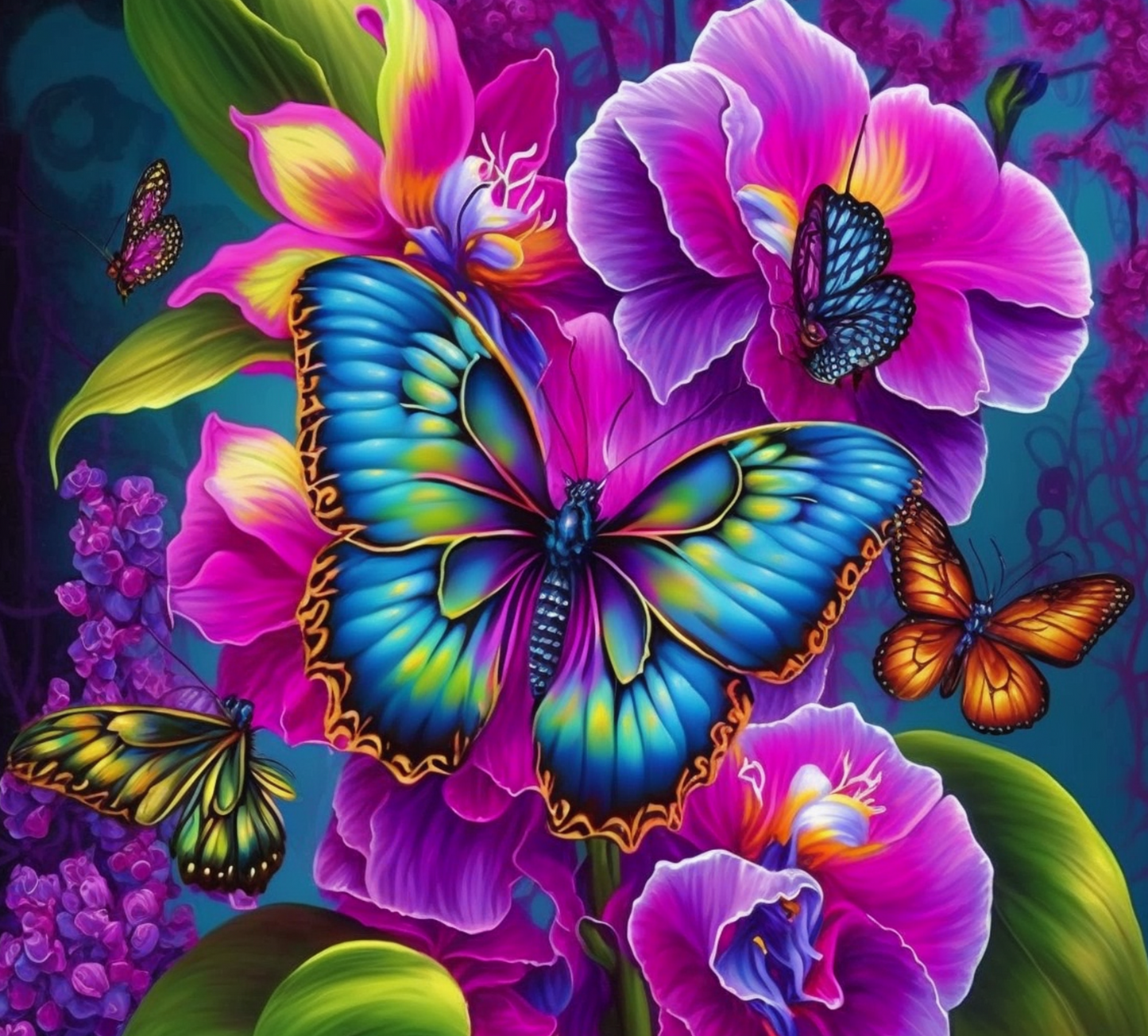 3D Butterfly tumbler