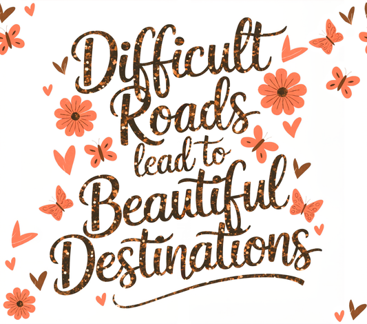 20oz Difficult Roads Tumbler