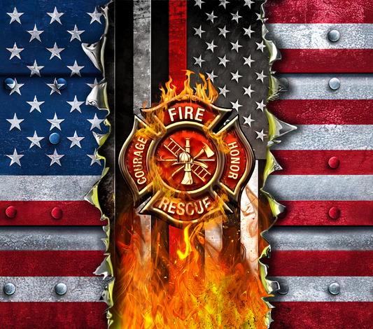 American Flag / Fire Department