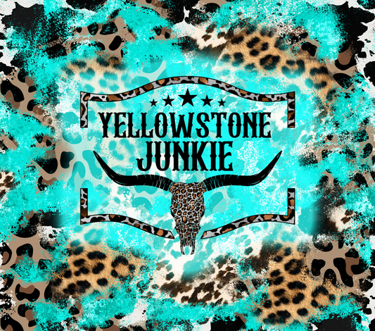 20oz Blue Yellowstone Junkie Tumbler