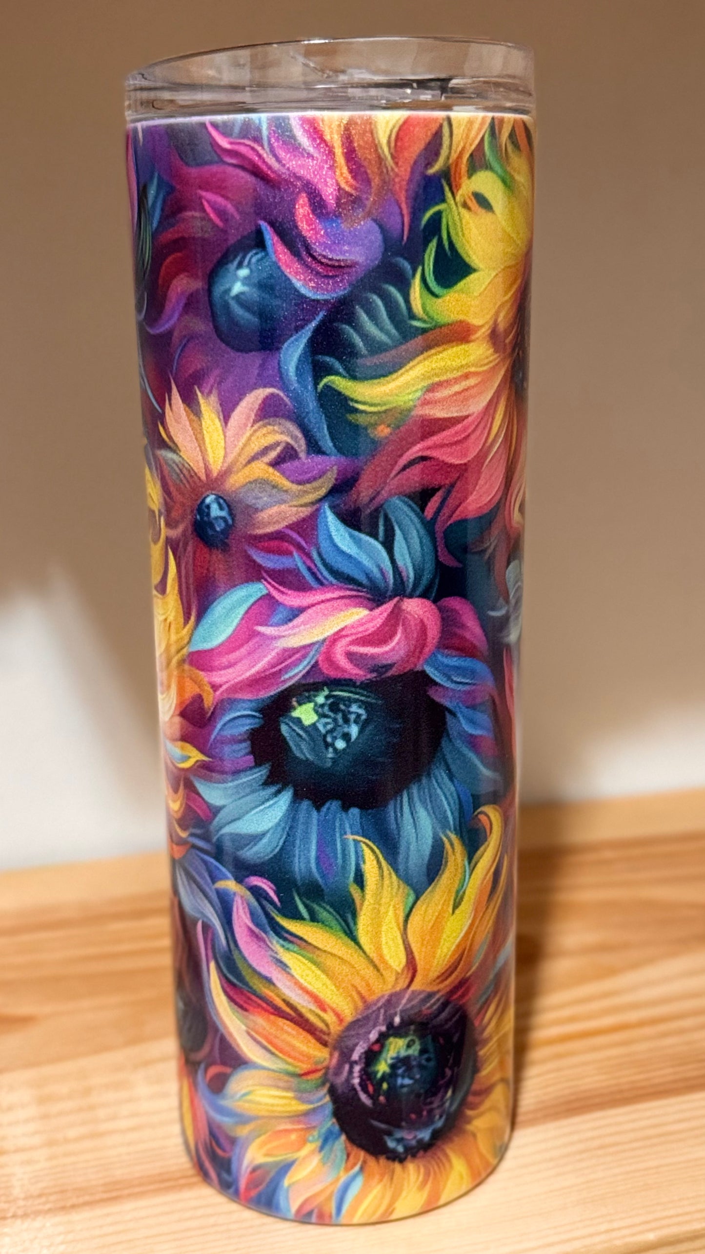 20oz Holographic Sunflowers