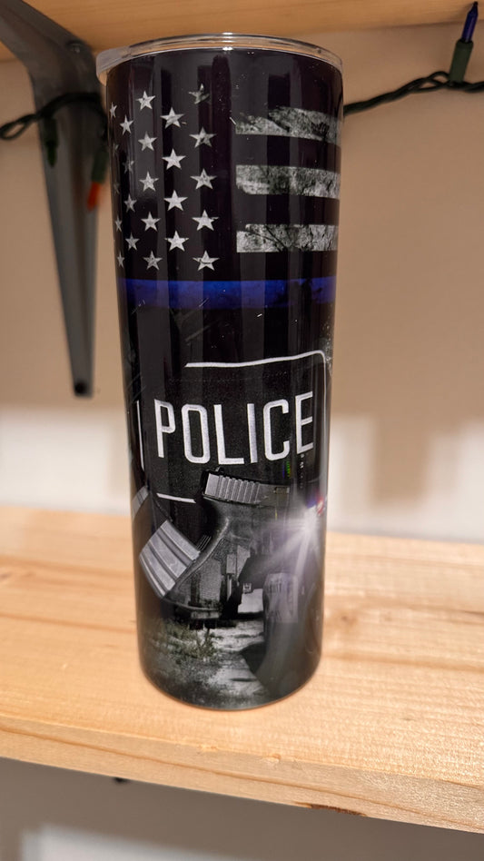 20oz Police Tumbler