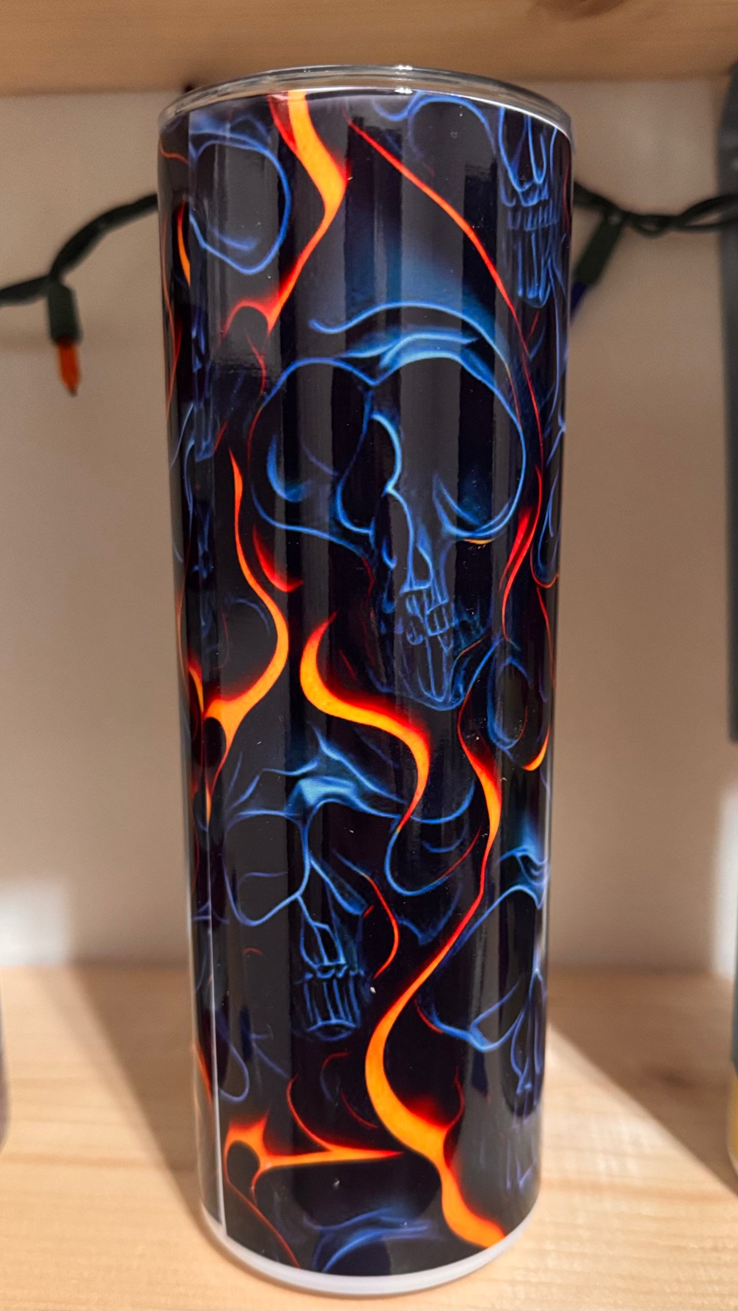 20oz Skull/Flame Tumbler