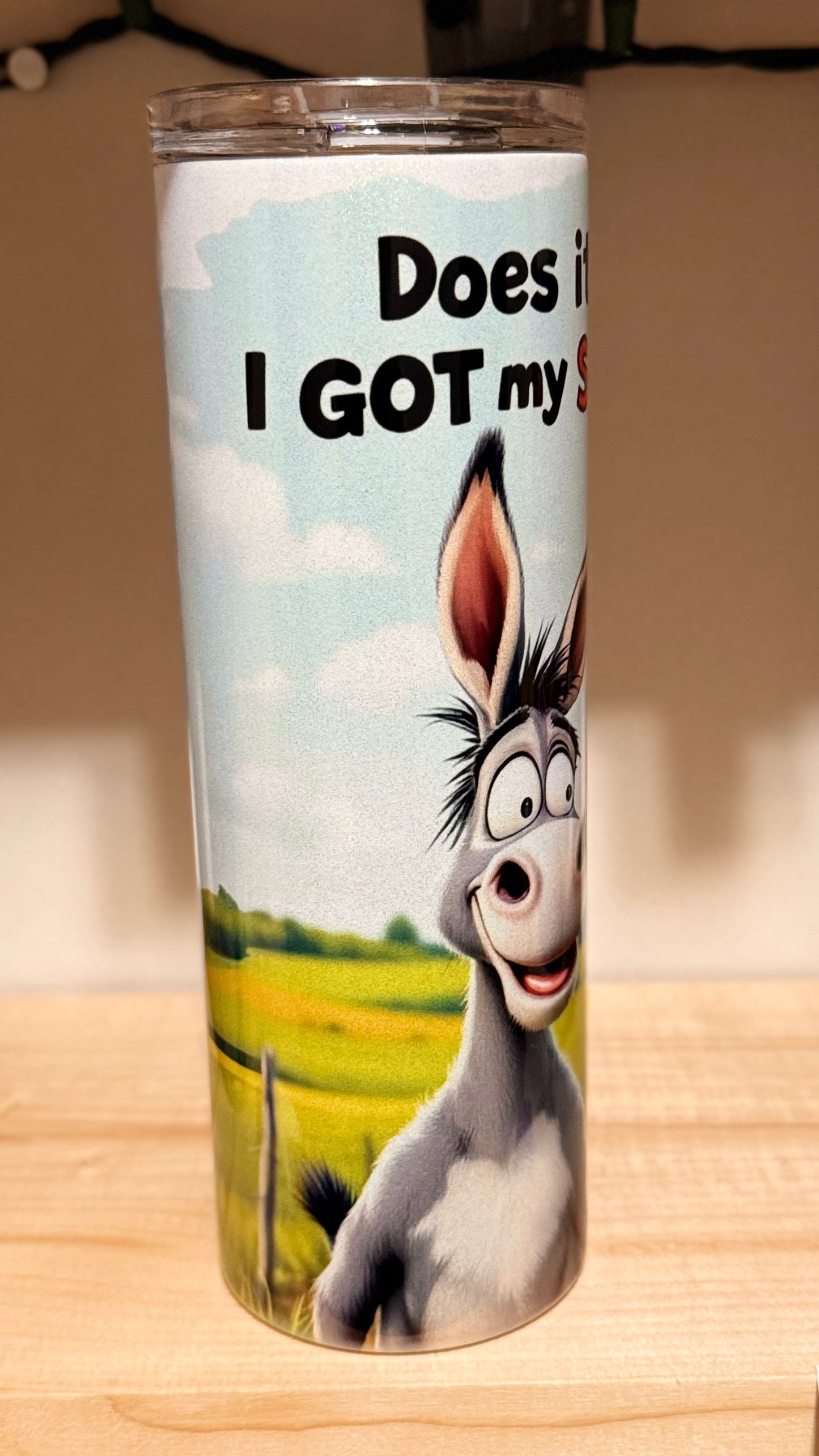 20oz Sarcastic Donkey