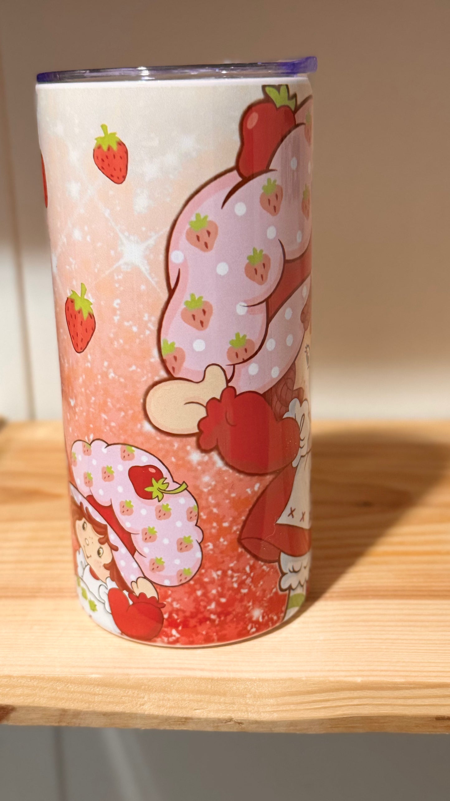 15oz kids Strawberry Shortcake tumbler