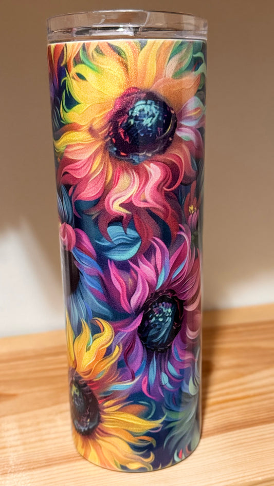 20oz Holographic Sunflowers