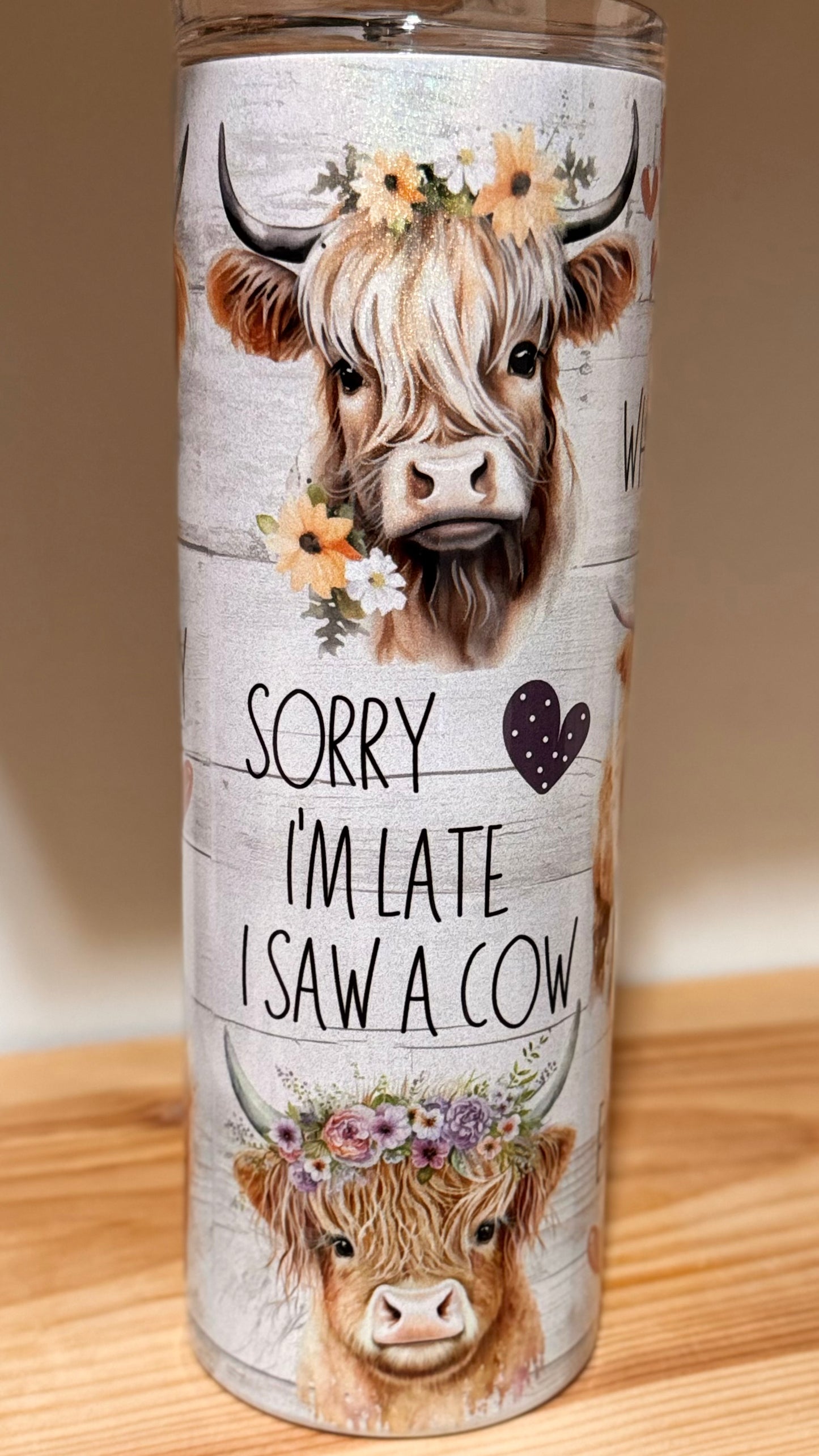 20oz Highland Cow Tumbler