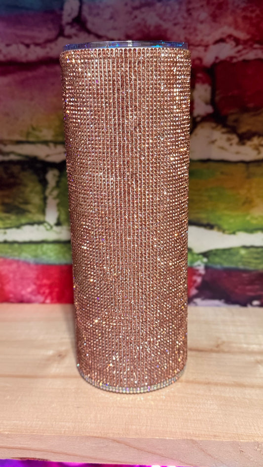 Rose Hold Bedazzled Tumbler