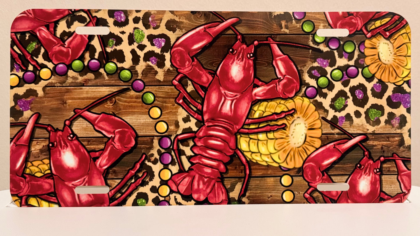 Crawfish Car Tag