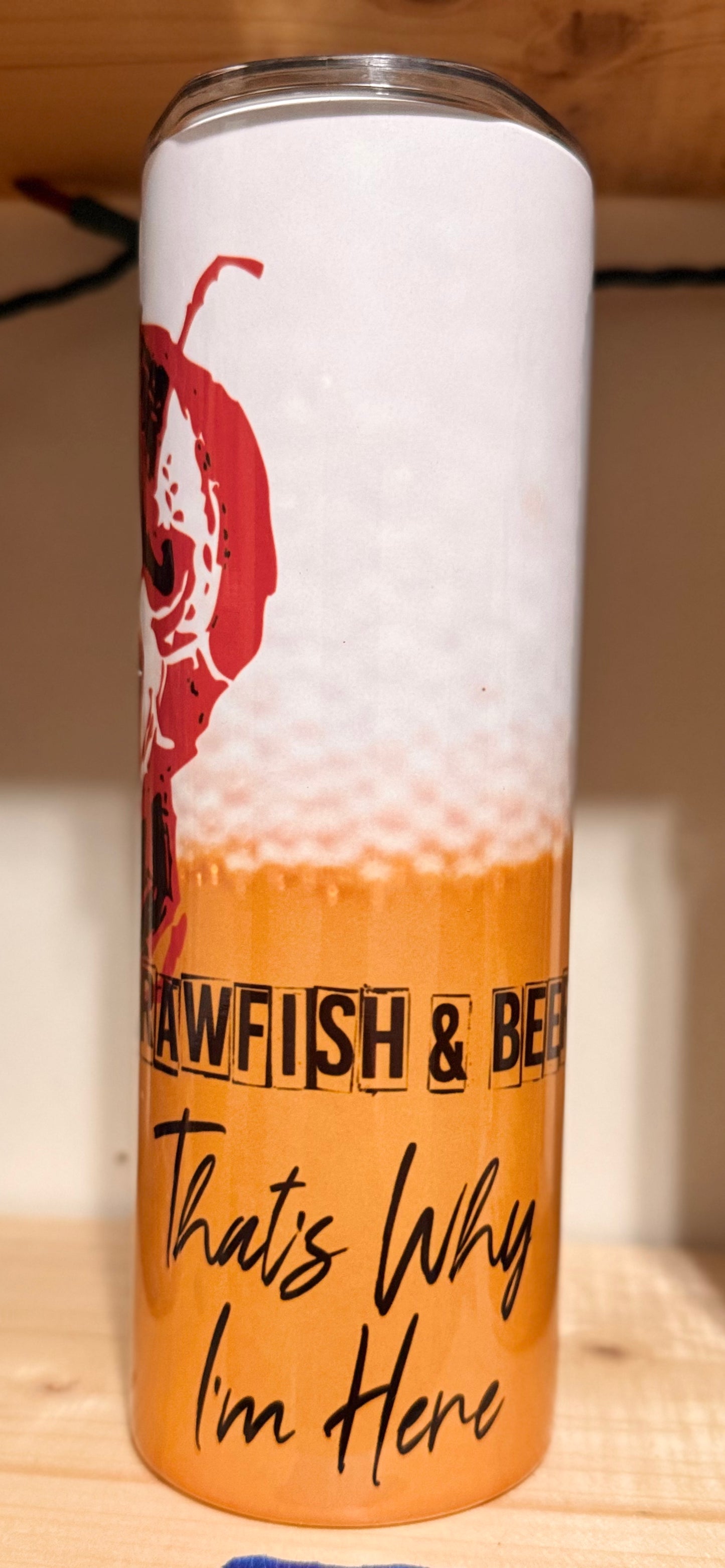 20oz Crawfish and Beer Tumbler