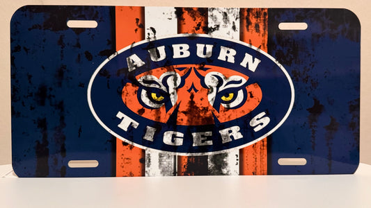 Auburn Tigers Car Tag