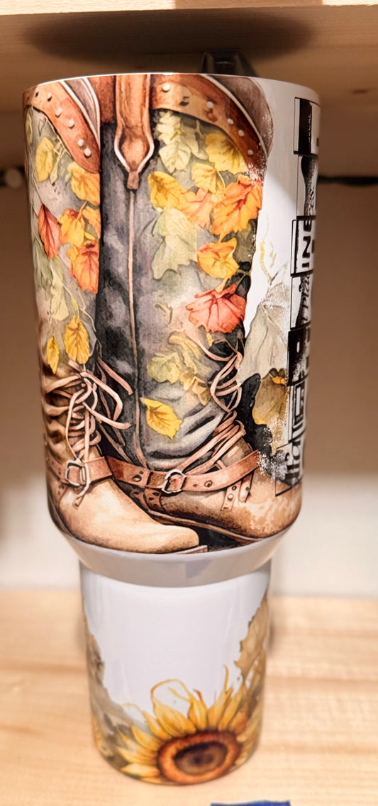 40oz Cowgirl tumbler