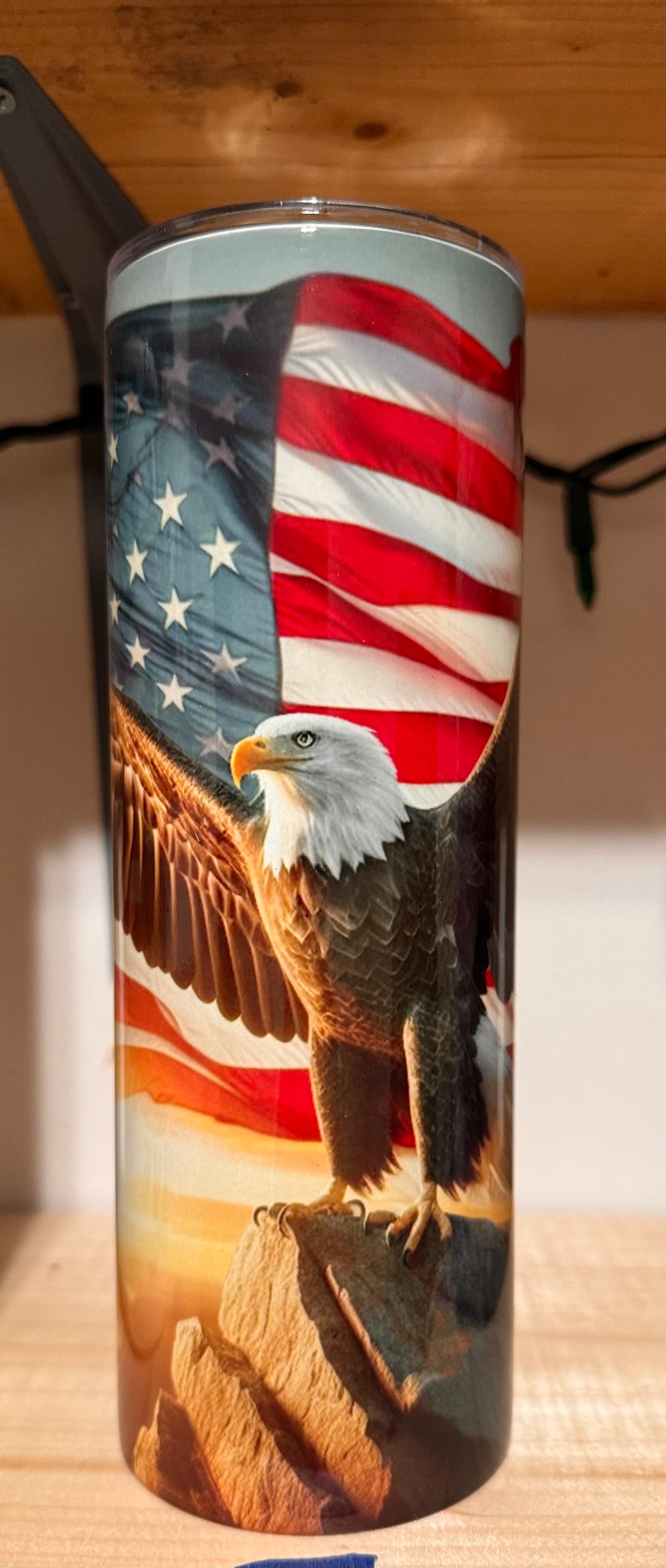 20oz American Flag/Eagle Tumbler