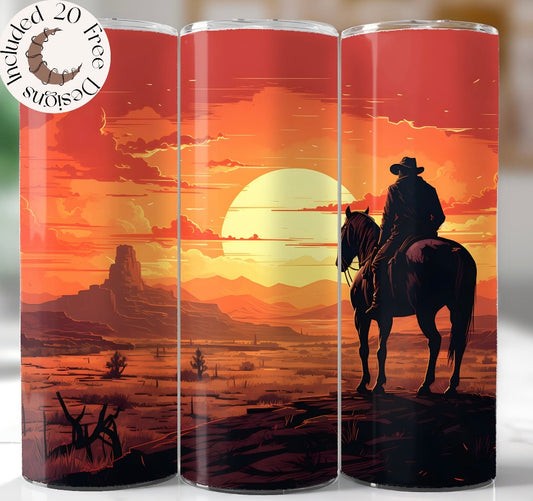 20oz Cowboy 4 Tumbler