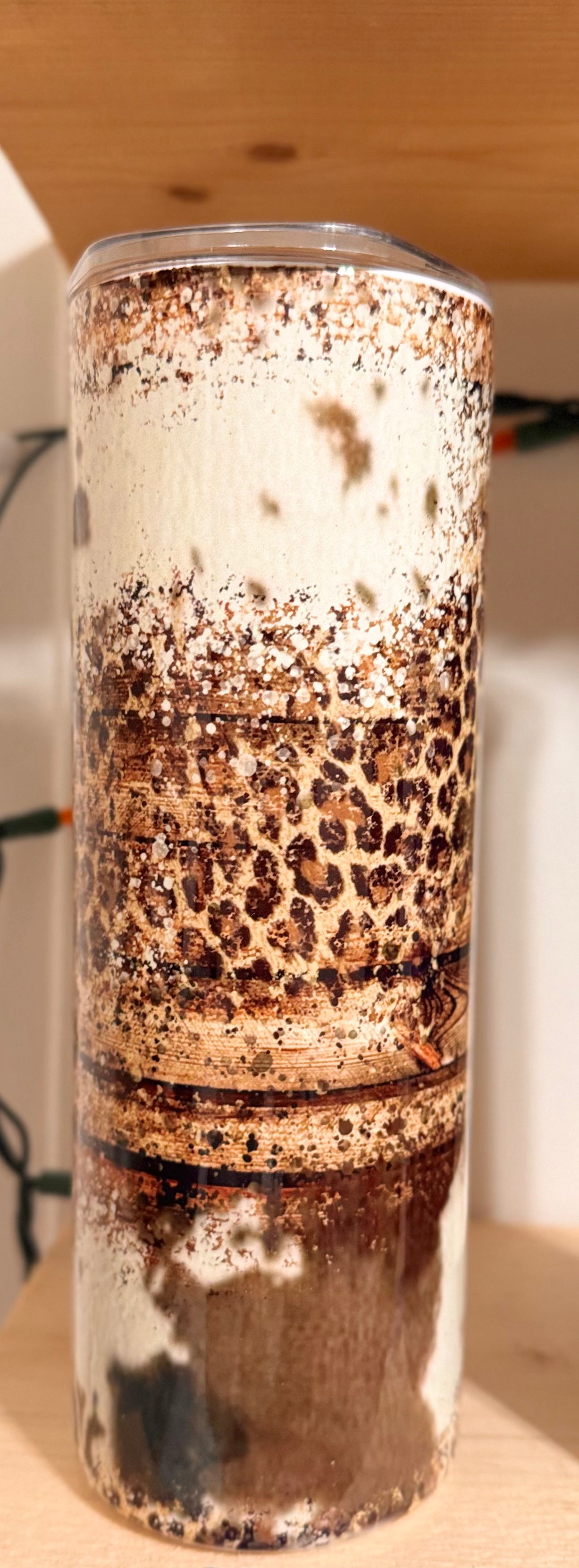 20oz Leopard Print Tumbler