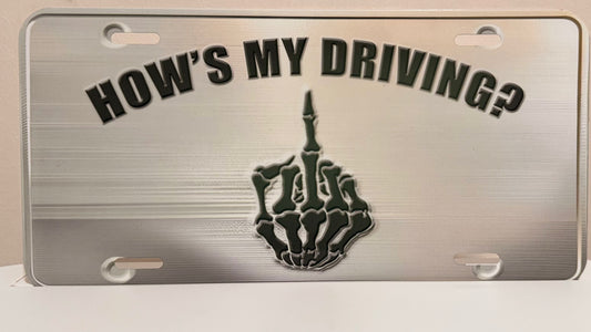 How’s My Driving Car Tag