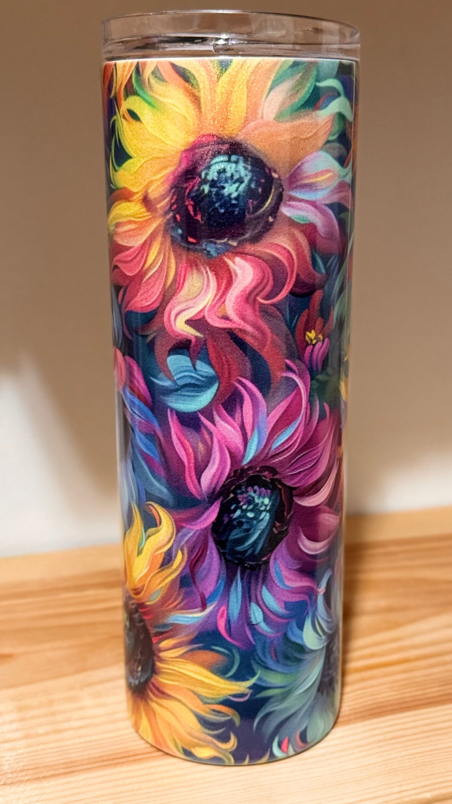 20oz Holographic Sunflowers