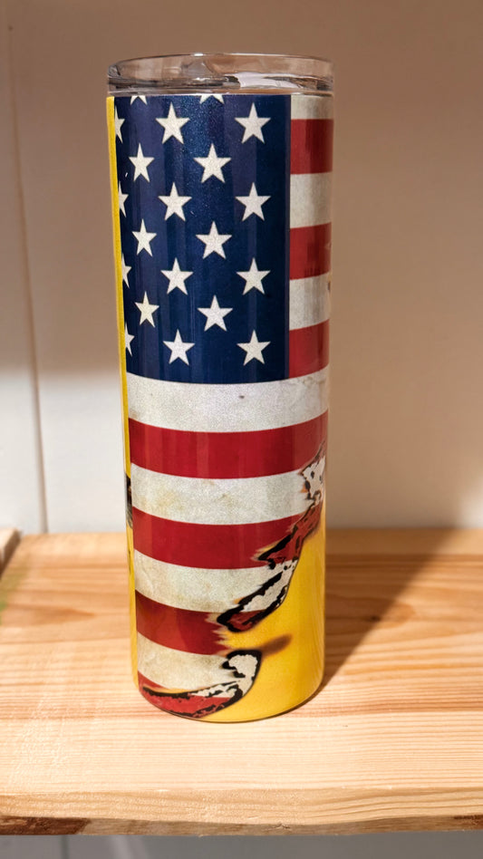20oz Distress Flag / Don’t Tread on Me Tumbler