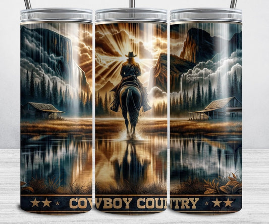 20oz Cowboy Country Tumbler
