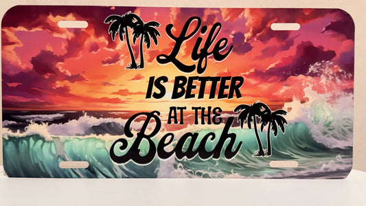 Beach Car Tag