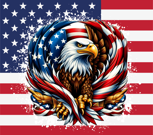 Eagle/American Flag Tumbler