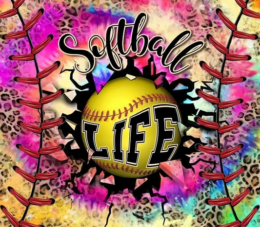 20oz Softball LIfe Tumbler